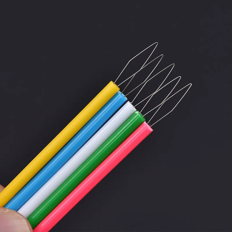 FadenFix Atelier Nadeleinfädler Set 5 Stück | Zylindrisches Design | Einfache Handhabung