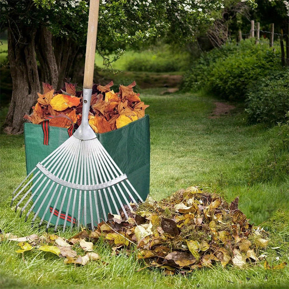 Grünora | Gartenabfallsack | Stichfester Wiederverwendbarer Laub- und Rasensack | 60 L / 125 L