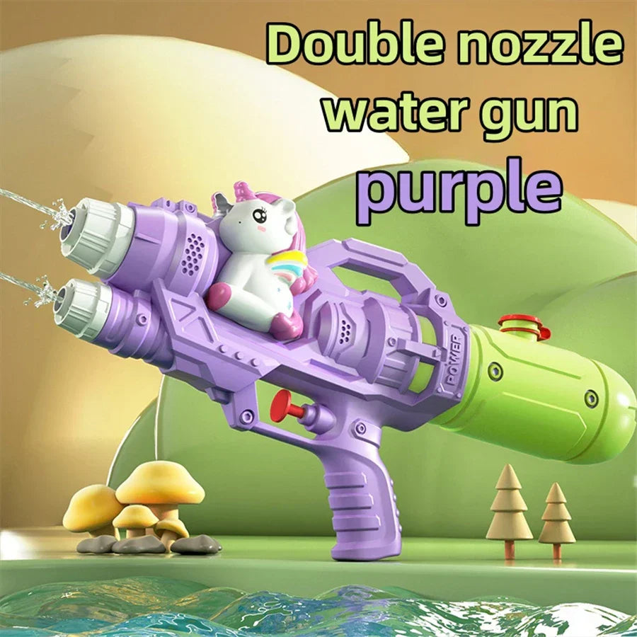 AquaKraxx Water Splash Toy for Kids | Dinosaurs, Ducks & Sharks | Double Sprinkler & Water Guns | Perfect for Garden, Beach & Pool