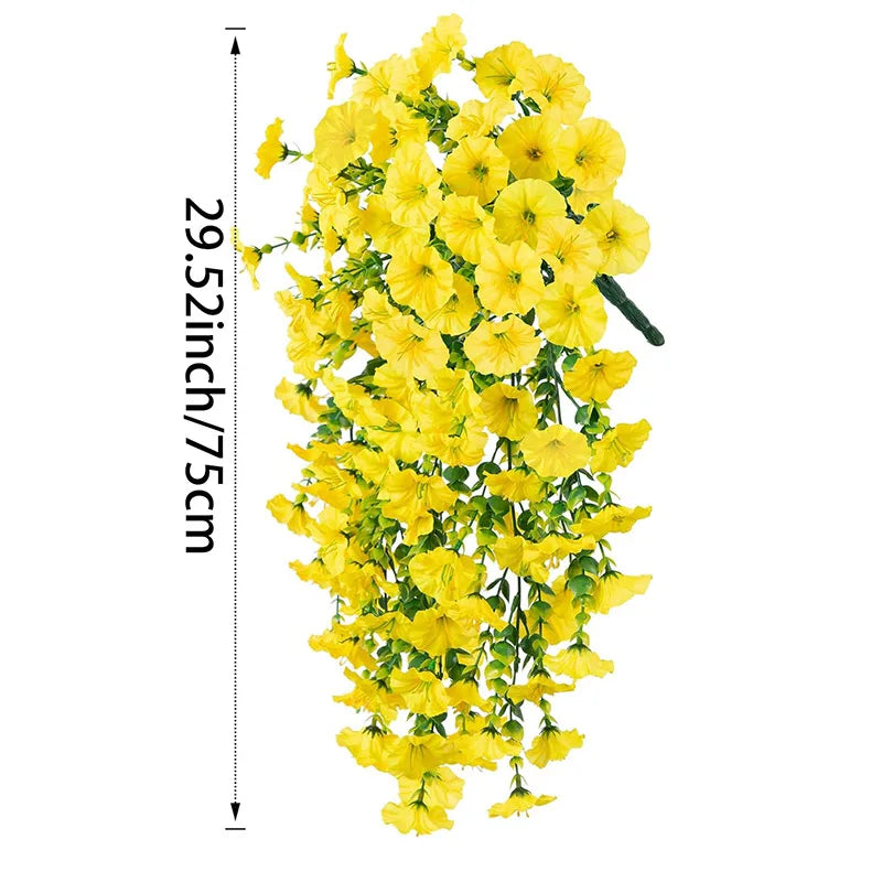 BlütenZauber Künstliche Winden-Girlande | 75 cm | Wand- & Outdoor-Deko | Hochzeit & Garten