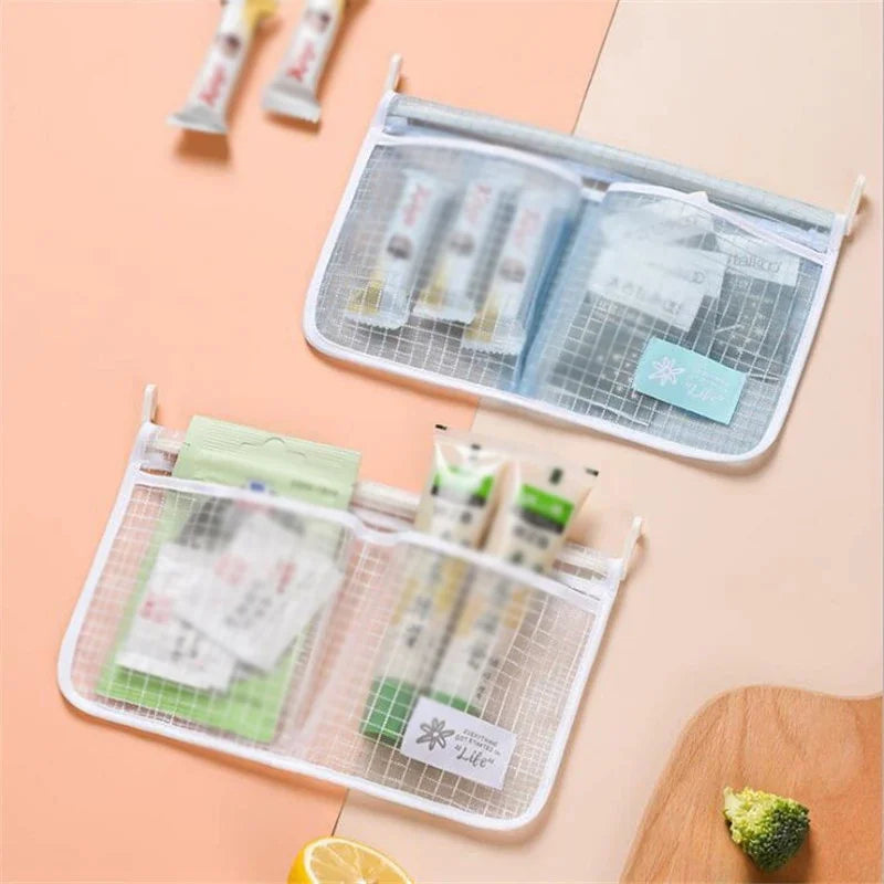 FrigoFlex Kühlschrank Organizer | Atmungsaktives Mesh | PP | Türhängend