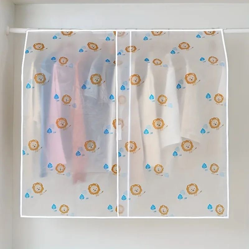 Closira | Kleiderschutzhülle für Kleiderstange | Staubdichte PEVA-Kleiderabdeckung | 110 × 110 cm