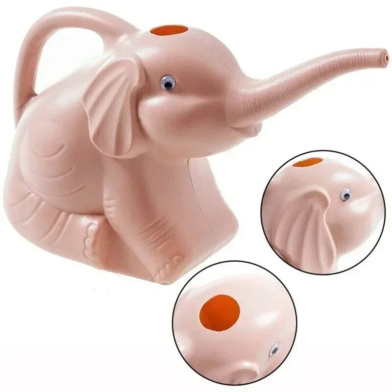 Eleplanty Gießkanne Elefant 30 cm | Kunststoff Gießkanne für Kinder & Garten | 1 Stück