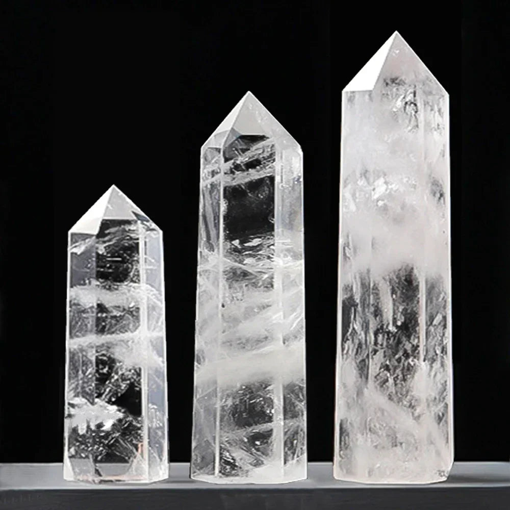 Crystal Obelisk Elaria | Natural Stone Healing Stone | For Meditation & Reiki | 4–8 cm