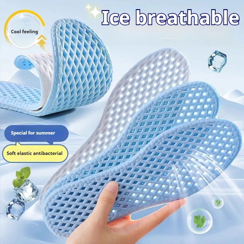 AirStepa | Atmungsaktive Memory-Foam Einlegesohlen | Stoßdämpfend & Kühlend | Für Sport- und Freizeitschuhe