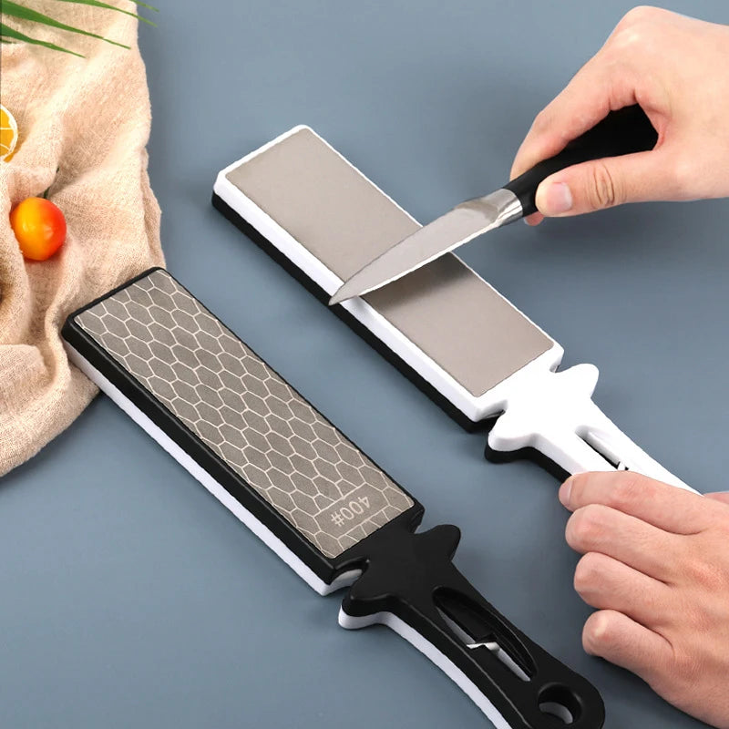 EdgeMaster Doppelseitiger Diamantschärfer | Küchenmesser & Scheren | 400–1000 Mesh | Anti-Rutsch & Langlebig