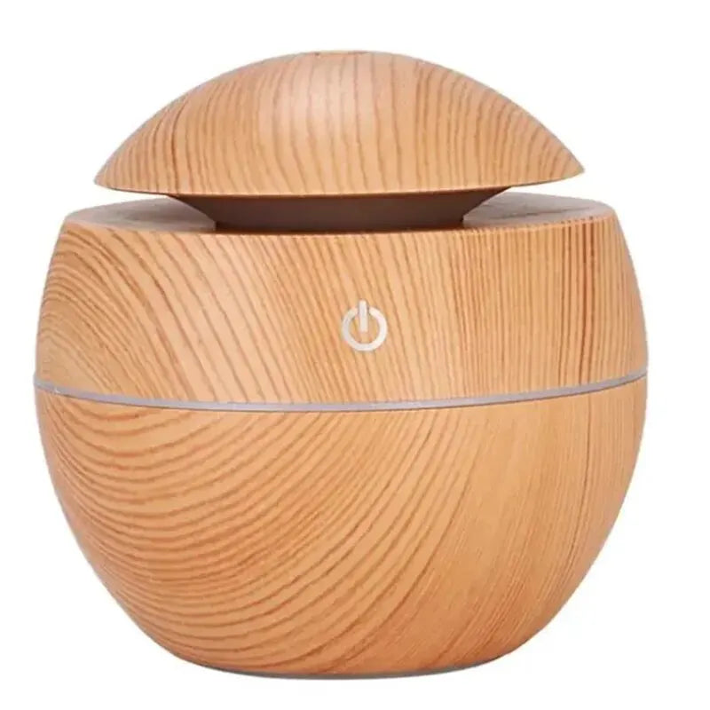 AeroMist Humidifier 130 ml | Whisper-quiet <35 dB | USB Powered & LED Light | With Aroma Oil Function