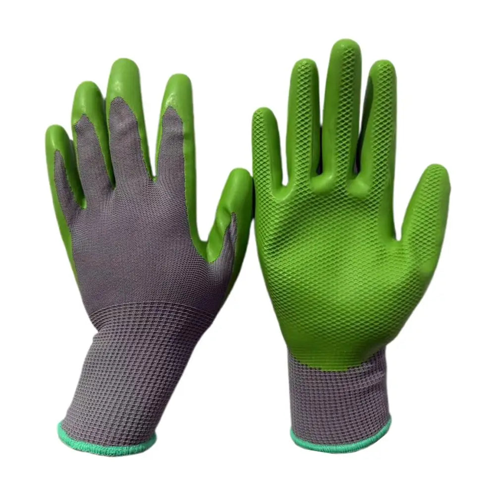 GardenGrip Gartenhandschuhe Latex Schaum | Rutschfest & Atmungsaktiv | Einheitsgröße