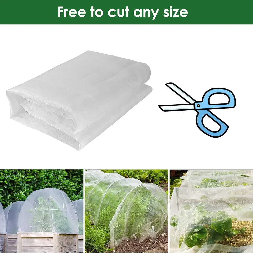 Gardanex Pflanzenschutznetz 60 Mesh | PE Schutznetz | UV-beständig | 2x5 m / 3x10 m