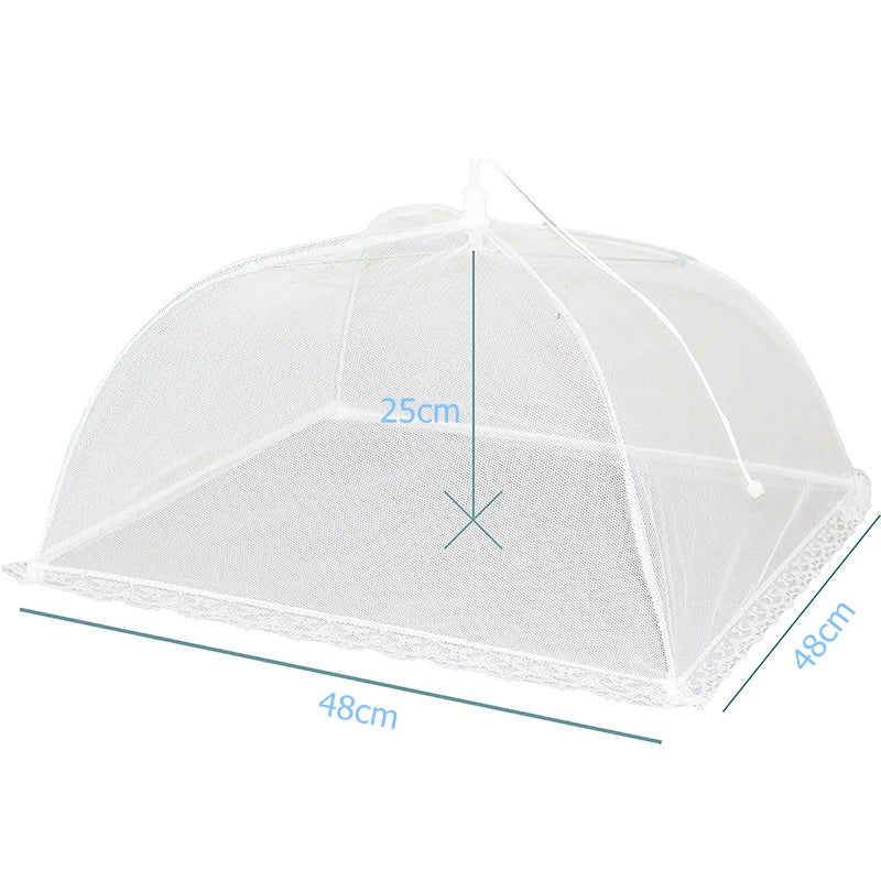 FrischNetz Foldable Food Cover | Reusable & Breathable | Insect Net for Outdoors & Kitchen | Lightweight & Space-Saving