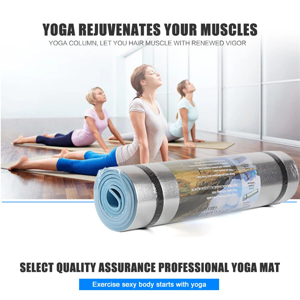 Flexiva Yoga Matte | EVA Fitness- & Trainingsmatte | 180 × 50 × 0,6 cm | Rutschfest & Feuchtigkeitsabweisend | Für Yoga, Fitness & Camping