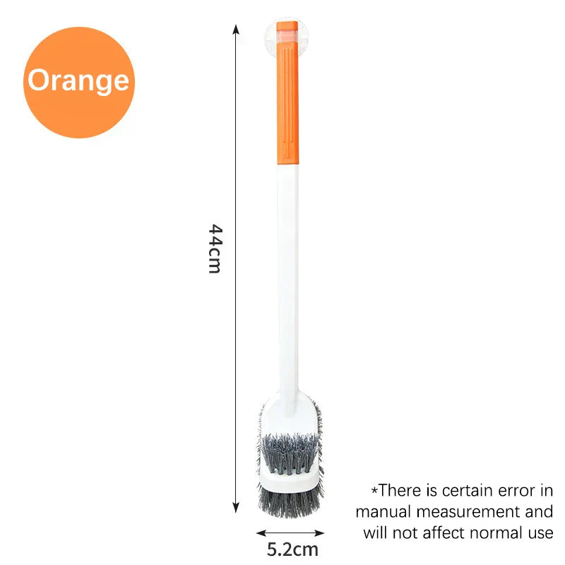 CleanTwin Toilet Brush | Double-Sided Toilet Brush with Long Handle | Deep Cleaning & Hygienic | Space-Saving Hanging Design