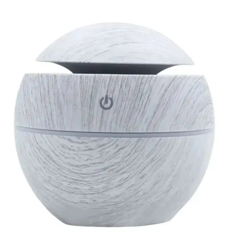 AeroMist Humidifier 130 ml | Whisper Quiet <35 dB | USB Operated & LED Light | With Aroma Oil Function