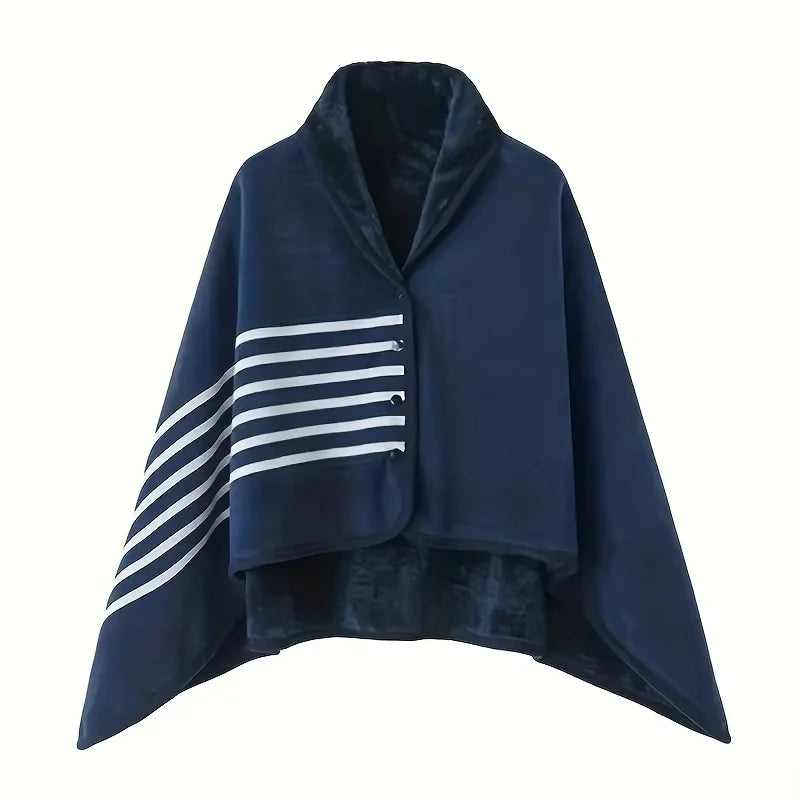 CozyWrap Cuddle Scarf | Wearable Blanket | Soft Flannel | Ideal for Office & Home