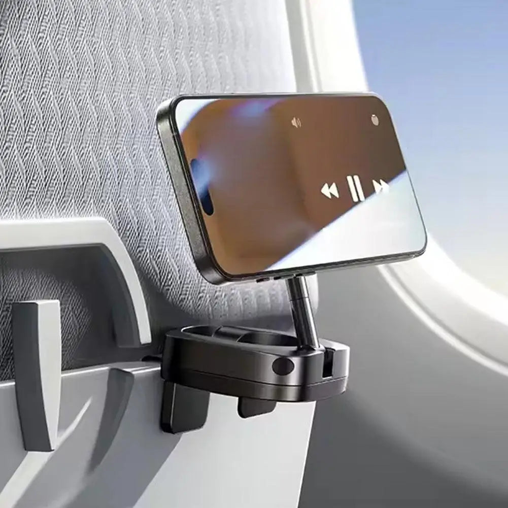 MagniFlex Reise-Handyhalterung | Magnetischer MagSafe Smartphone-Ständer | 360° Drehbar | Faltbar