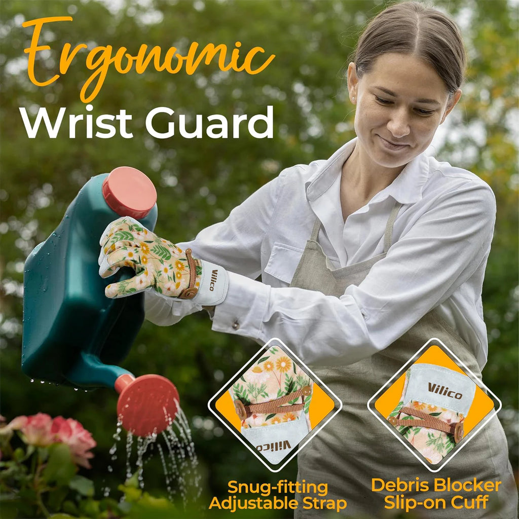 Gardessa Gartenhandschuhe Lang | Stichfest | Atmungsaktiv | Ellbogenlang | Für Unkrautjäten, Pflanzen & Beschneiden
