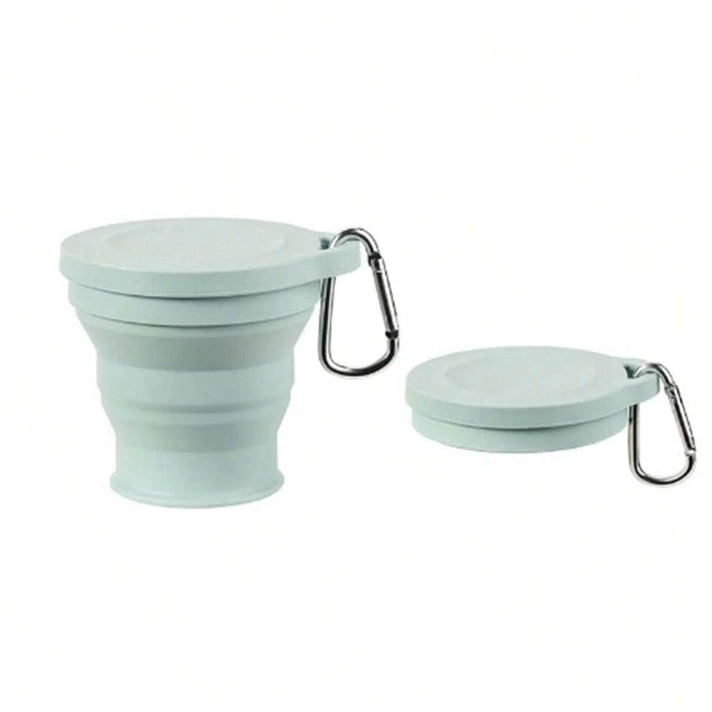 FoldSip Go Faltbecher | Lebensmittelechtes Silikon | Mit Aufhängeöse | Outdoor