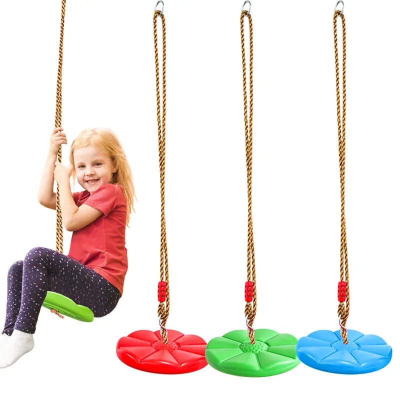 Swingora Kinder-Schaukelsitz | Höhenverstellbar | Innen- & Außenschaukel | Robuste Tellerschaukel für Garten & Kinderzimmer