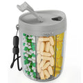 VitaPort Pillenorganizer | 6 Fächer | Reise-Tablettenbox für Vitamine & Nahrungsergänzungsmittel