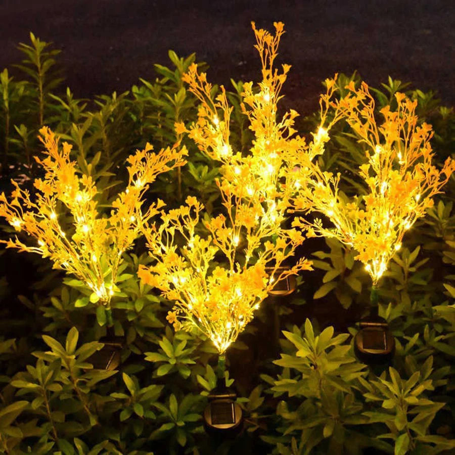 FloraGlow Rapsblumen Dekoration | Künstliche Garten- & Rasenpflanzen | Outdoor & Indoor Pflanzendeko