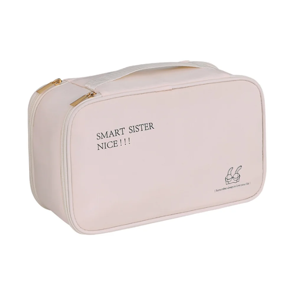 IntimaLux Tragbarer Doppel-Lingerie Organizer | Nylon Aufbewahrungsbox | Reise & Zuhause