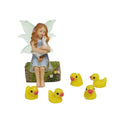 Fioralya Feen Gartenfigur Set | Blumentopf Deko | Resin | Märchenhafte Miniatur