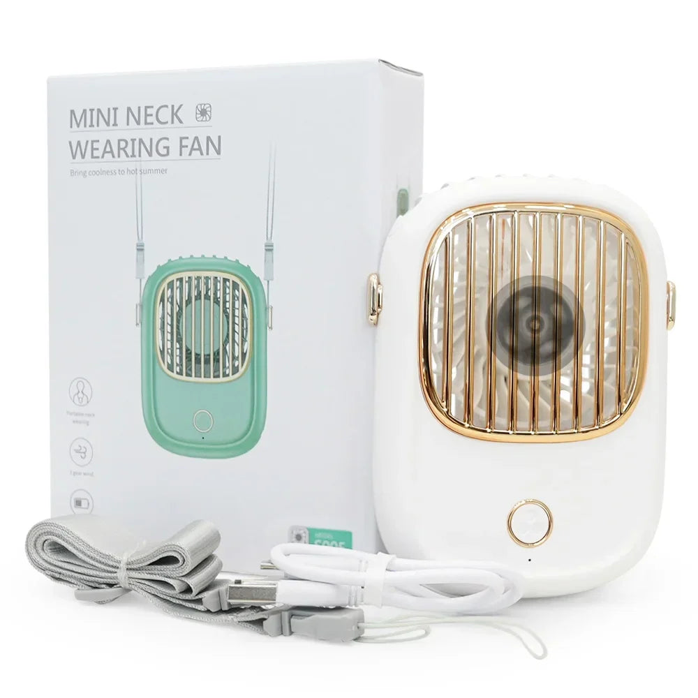 AeroLynx Portable Neck Fan | Rechargeable & Multifunctional | For Outdoors, Travel & Home