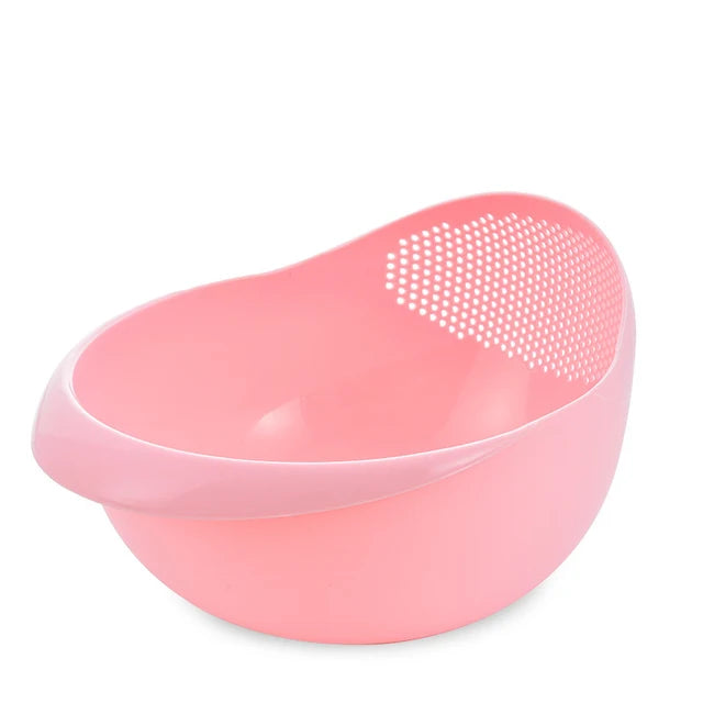CulinaFlow Reissieb Abtropfschüssel | Kunststoff | 20cm Küchen Sieb & Waschschale