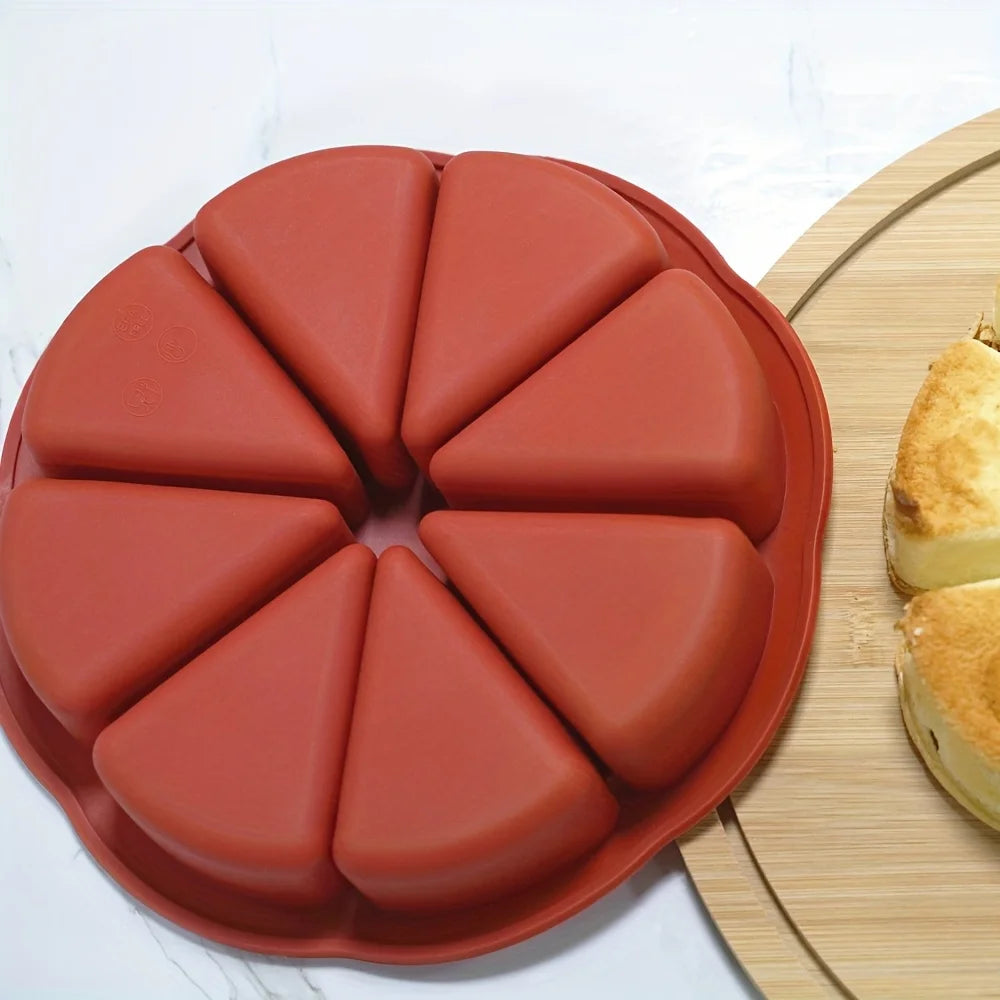 BackLuxe Silikon Kuchenform Antihaft | Dreieckige Stücke | Flexibel & Hitzebeständig
