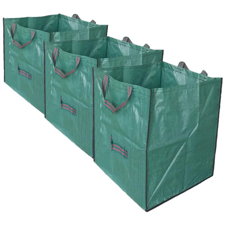 Grünora | Gartenabfallsack | Stichfester Wiederverwendbarer Laub- und Rasensack | 60 L / 125 L