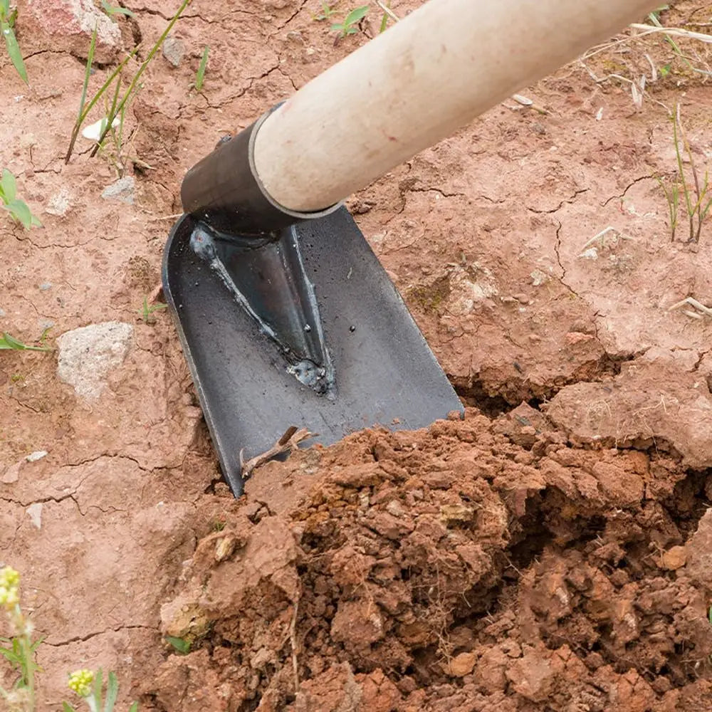 AgriVanto Gartenhacke | Robustes Unkraut- & Bodenbearbeitungswerkzeug | Manganstahl Hacke für Gemüse & Blumen