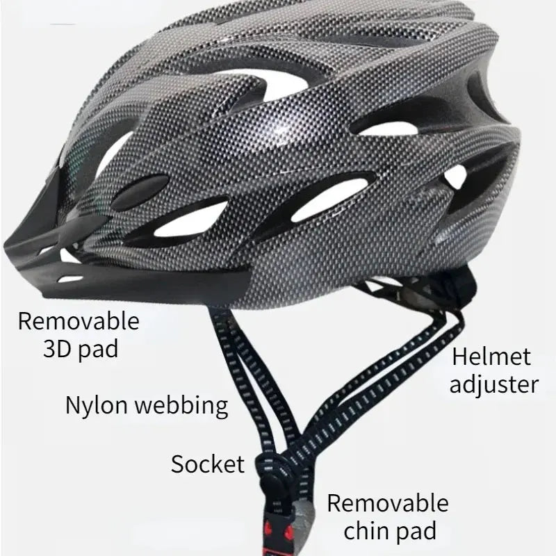 Cycloro Fahrradhelm Erwachsene | Ultralight MTB Helm | Verstellbar 54–61 cm | Komfort & Sicherheit