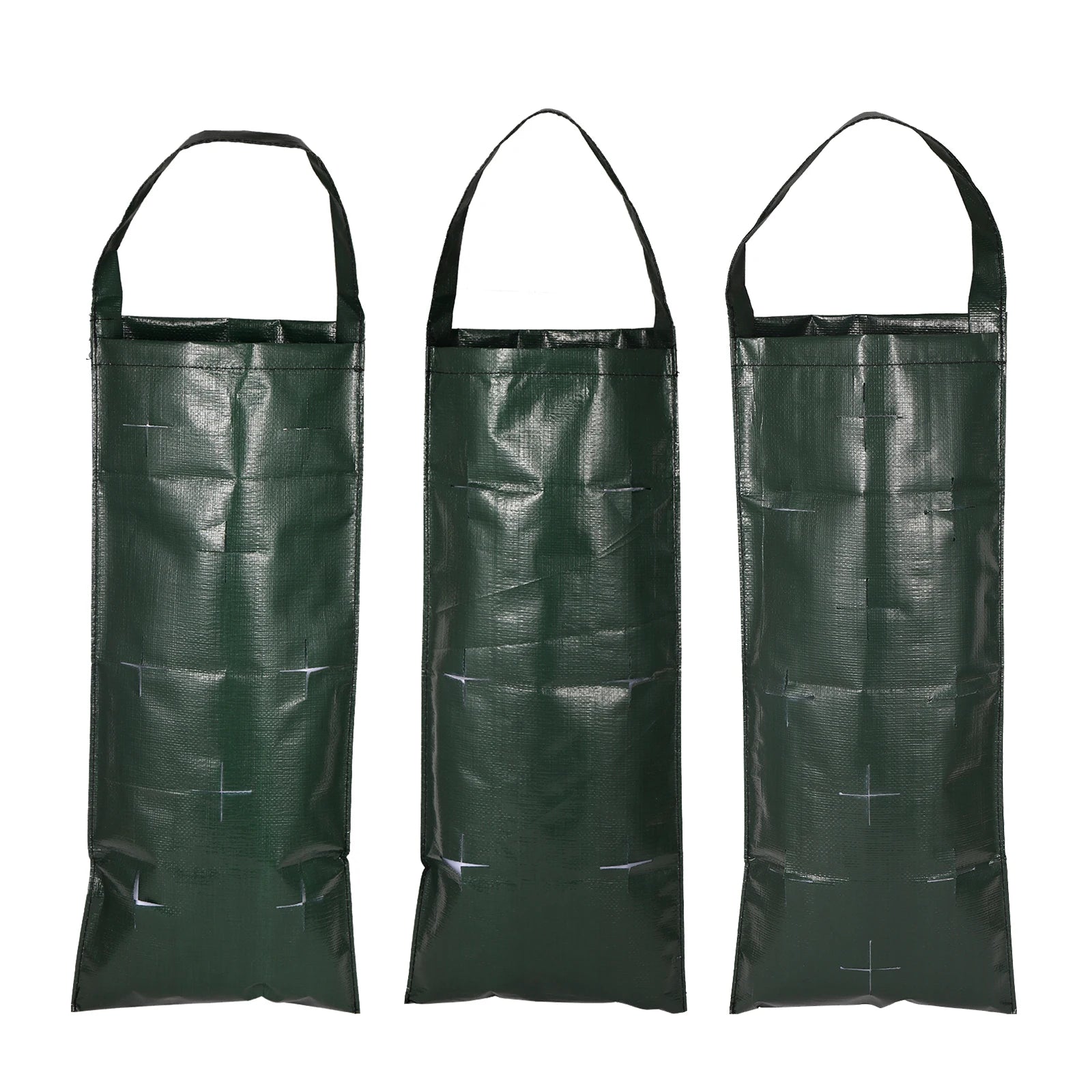 VertiGrowa | Vertikaler Pflanzsack mit 6/8/10 Pflanztaschen | Platzsparender Wandgarten aus PE | Für Erdbeeren, Kräuter & Gemüse