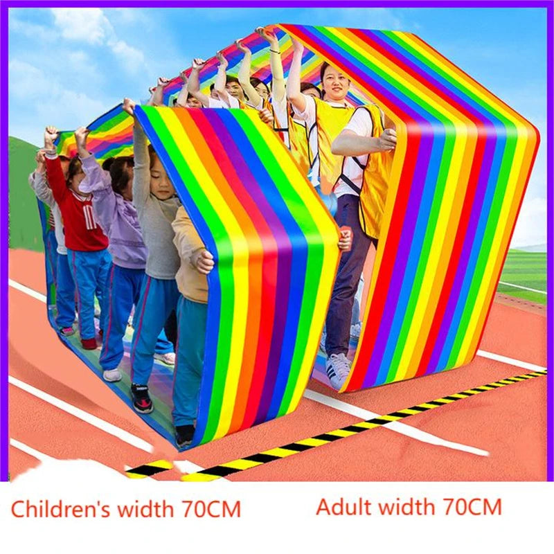 TeamTrail Laufmatte für Teamspiele | Kooperationsspiel für Kinder & Erwachsene | Outdoor-Gruppenaktivität aus Oxford-Gewebe