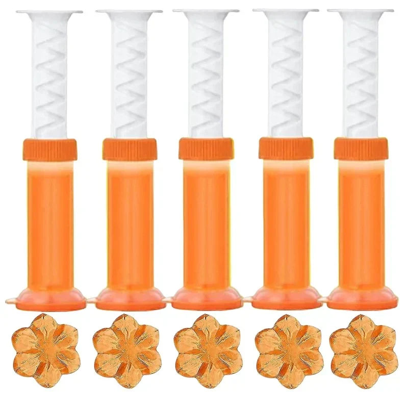 BloomFresh Toilet Gel Flowers | Scented Gel for Toilet & Urinal | Cleansing, Antibacterial & Decorative | 12 Blossoms per Stick