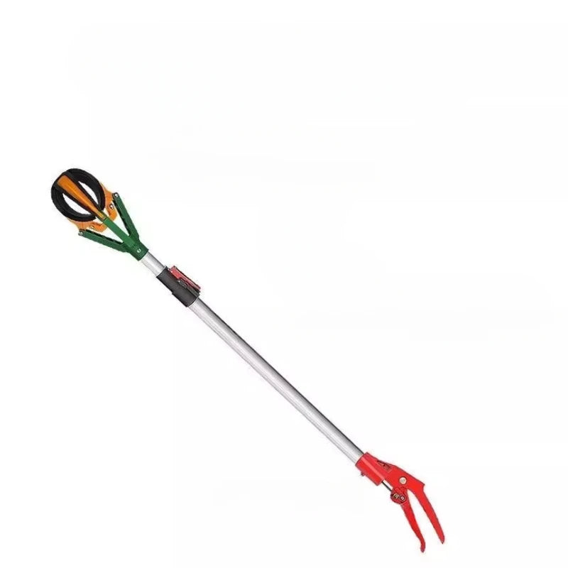 Frugano Pro Obstpflücker Greifer | 3-Klauen Fangkorb | Aluminium Teleskopstange