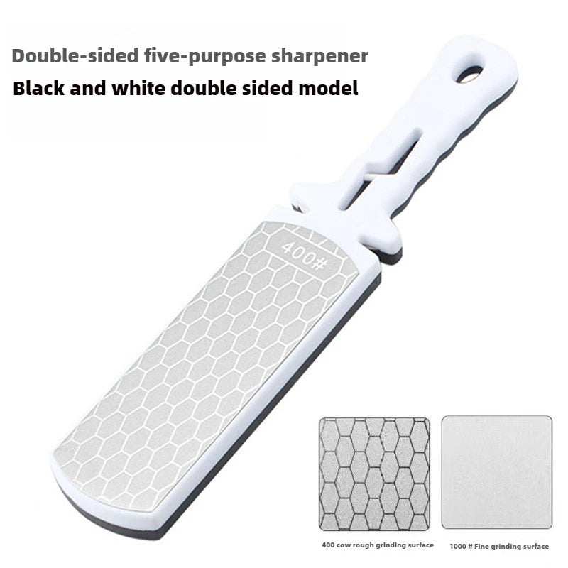 EdgeMaster Doppelseitiger Diamantschärfer | Küchenmesser & Scheren | 400–1000 Mesh | Anti-Rutsch & Langlebig