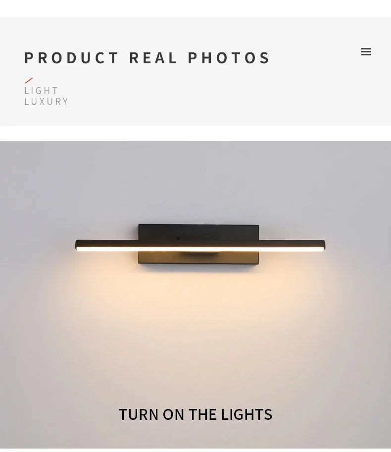AuroLite Adjustable LED Wall Light | 330° Swivel | Modern Design for Bedroom & Living Room | Aluminum