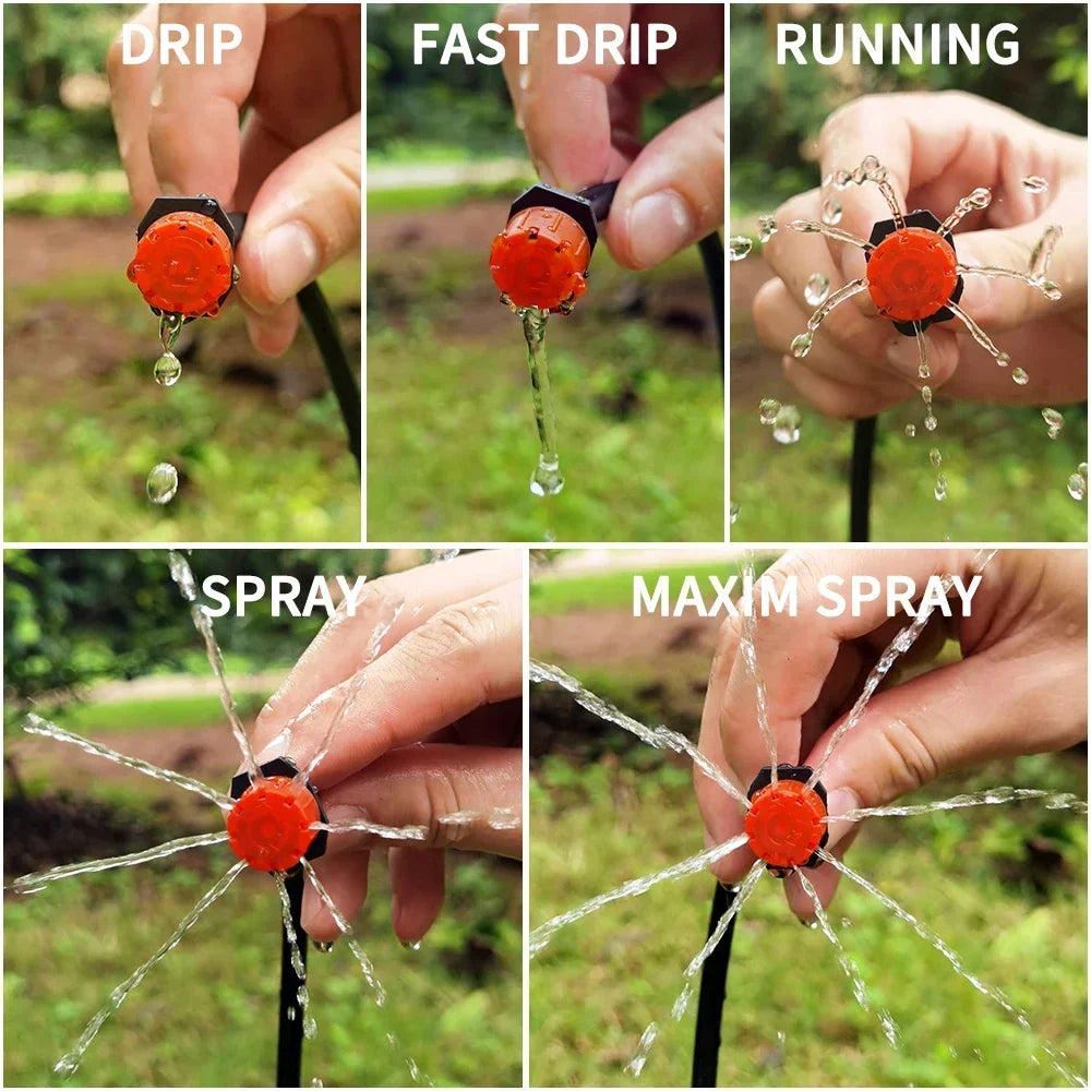 AquaGarten DIY Tropfbewässerungssystem | 10–30 m | Automatische Gartenbewässerung | Einstellbare Tropfer