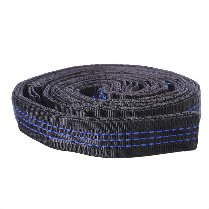 Hängkraft Hängematten Befestigungsset | 600 lbs Tragkraft | Polyester Gurte mit 5 Ringen | 2er Set