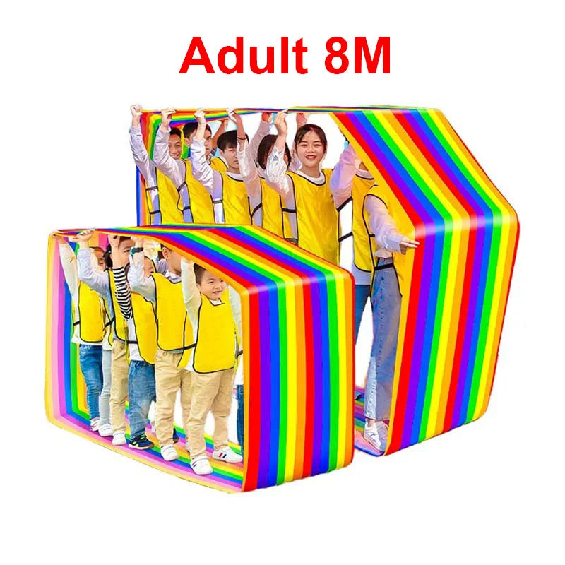 TeamTrail Laufmatte für Teamspiele | Kooperationsspiel für Kinder & Erwachsene | Outdoor-Gruppenaktivität aus Oxford-Gewebe