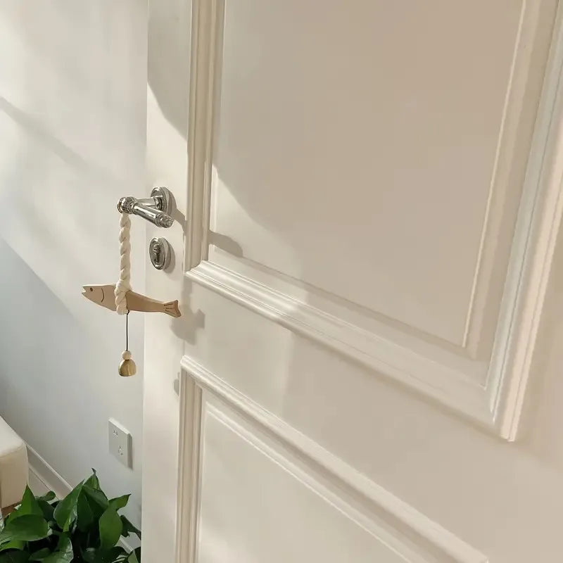 HolzCharme Wand-Fischornament | Ultraleicht & Platzsparend | Kiefernholz Dekoration