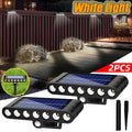 Solenza Solar-Gartenstrahler | 7 LED | 120° Verstellbar | Wetterfest | Warmweiße Außenbeleuchtung