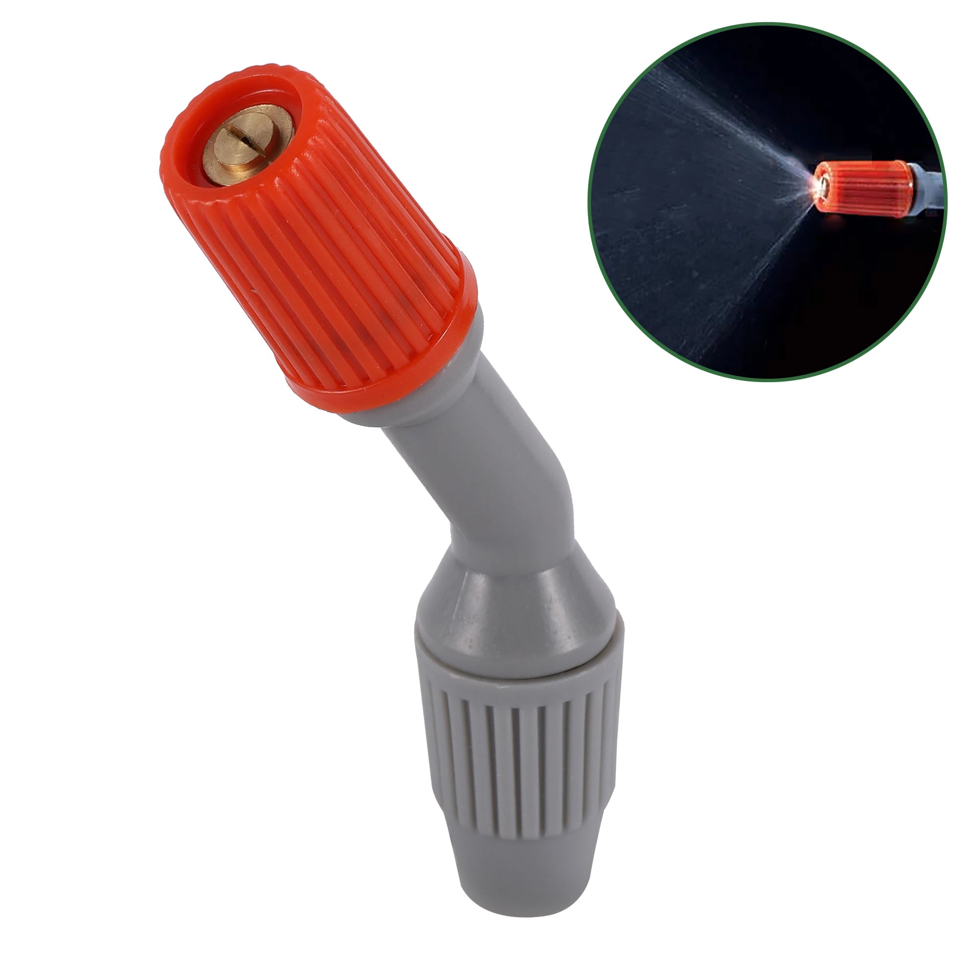 AgroVario Sprühdüse für Rückenspritze | Verstellbar | PP & Messing | 1/4" Anschluss