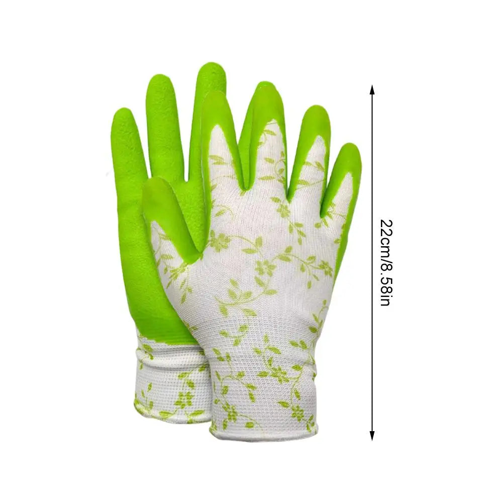 GardenGrip Gartenhandschuhe Latex Schaum | Rutschfest & Atmungsaktiv | Einheitsgröße