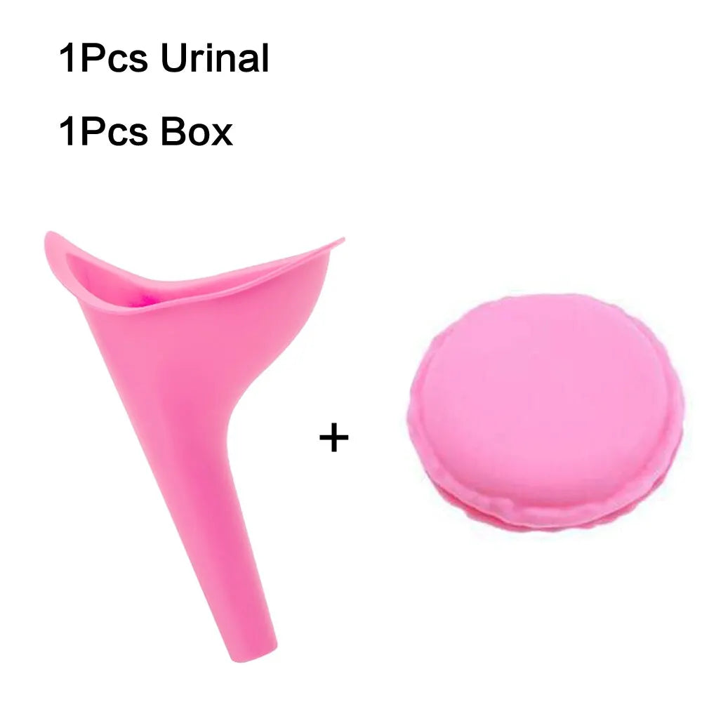 FemEase Damenurinal tragbar | Outdoor & Camping | Urinierhilfe mit Aufbewahrungsbox