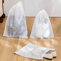 Travaro Schuhaufbewahrungsbeutel | Reise-Organizer aus Vliesstoff | Wasserdichtes Schuhbeutel-Set 10 Stück
