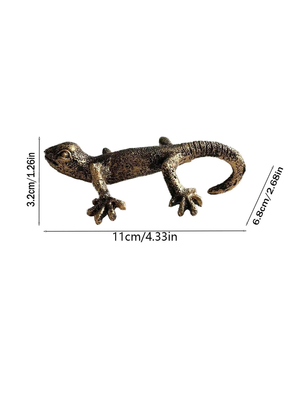 Geckoria Pflanzgefäß-Figur | Hängender Gecko für Blumentöpfe | Dekorative Gartenfigur