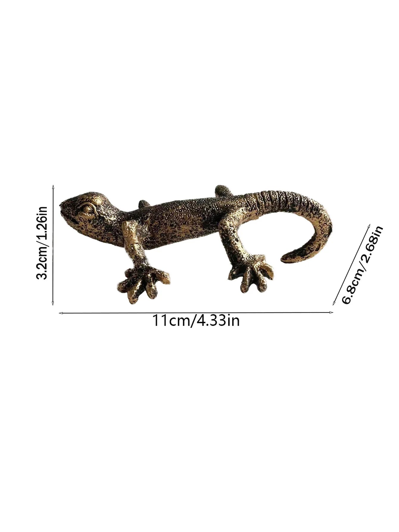 Geckoria Pflanzgefäß-Figur | Hängender Gecko für Blumentöpfe | Dekorative Gartenfigur