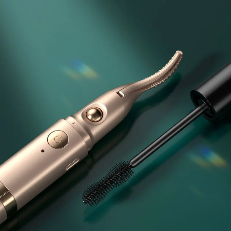 Veloura | Beheizter Wimpernformer | Augenbrauen- & Gesichtstrimmer | Wiederaufladbares 2-in-1 Beautygerät